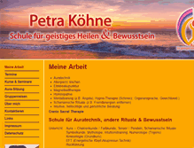 Tablet Screenshot of petra-koehne.de